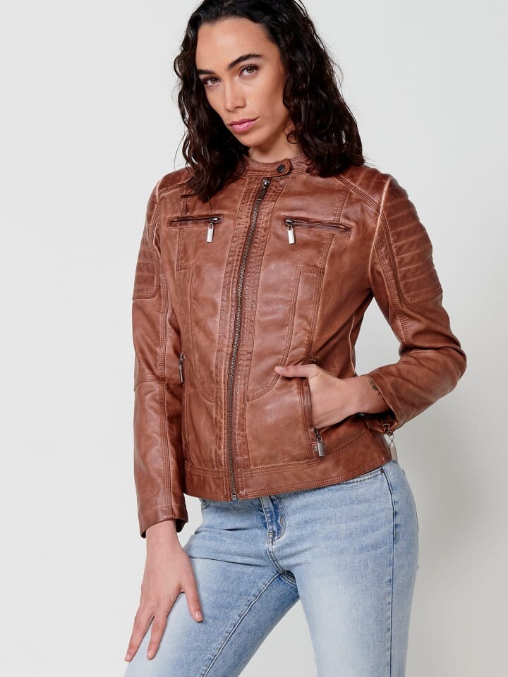 Куртка софтшелл KOROSHI Jacke aus kunstleder., коричневый
Куртка софтшелл KOROSHI Jacke aus kunstleder., коричневый