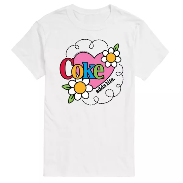 Мужская футболка с принтом в виде сердца и цветка Coca-Cola Licensed Character, белый
Мужская футболка с принтом в виде сердца и цветка Coca-Cola Licensed Character, белый