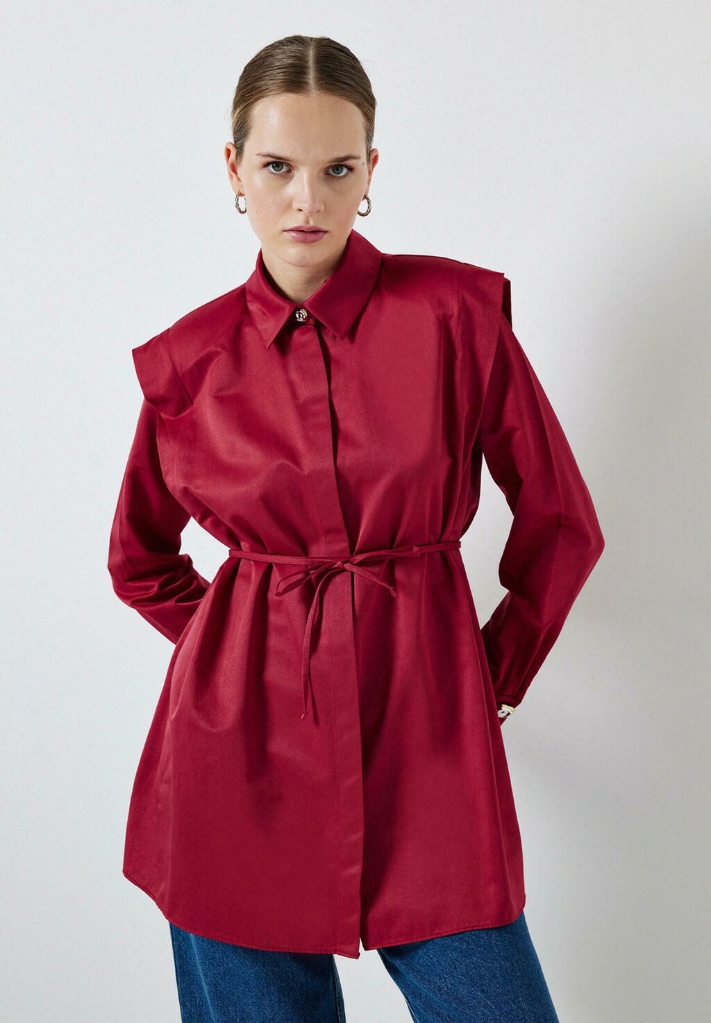 Блузка на пуговицах Touché Privé, бордовый
Блузка на пуговицах Touché Privé, бордовый