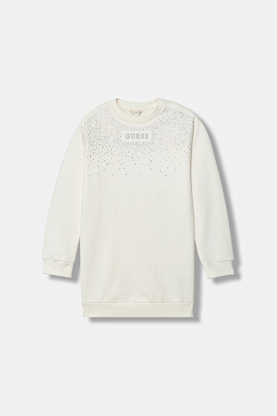 Детское хлопковое платье Guess, бежевый
Детское хлопковое платье Guess, бежевый
