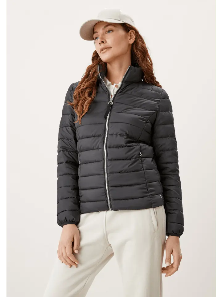 Переходная куртка s.Oliver, черный 
Переходная куртка s.Oliver, черный