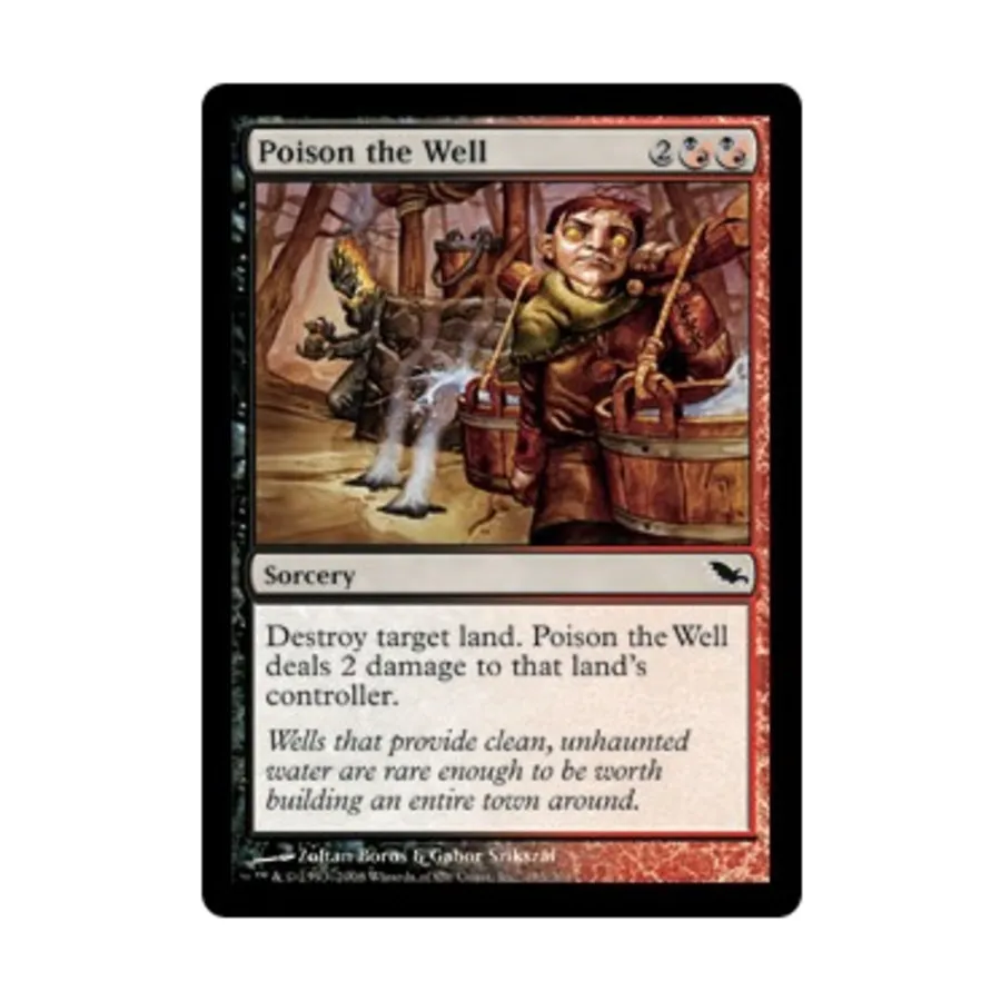 CCG Отравить колодец (С), MTG - Shadowmoor
CCG Отравить колодец (С), MTG - Shadowmoor