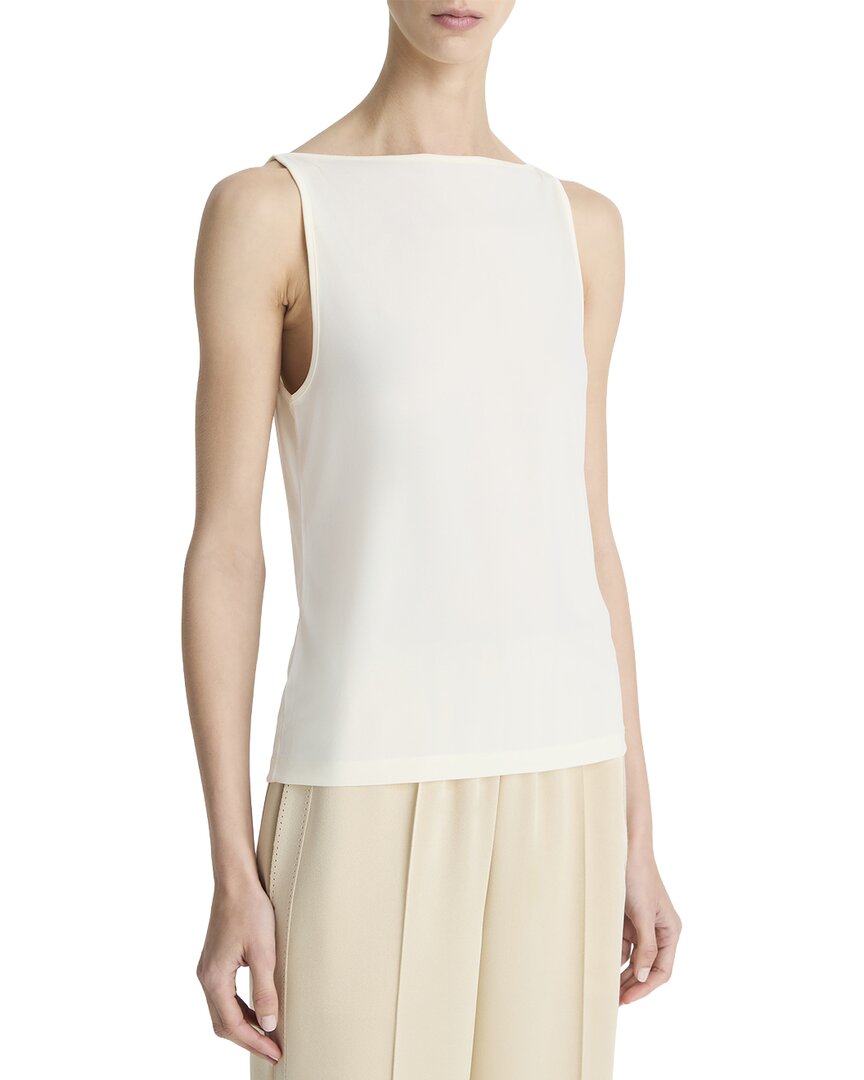 Майка с вырезом-лодочкой Vince Vince, белый
Майка с вырезом-лодочкой Vince Vince, белый