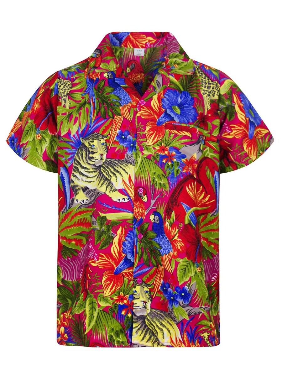 Рубашка King Kameha Jungle, розовый
Рубашка King Kameha Jungle, розовый