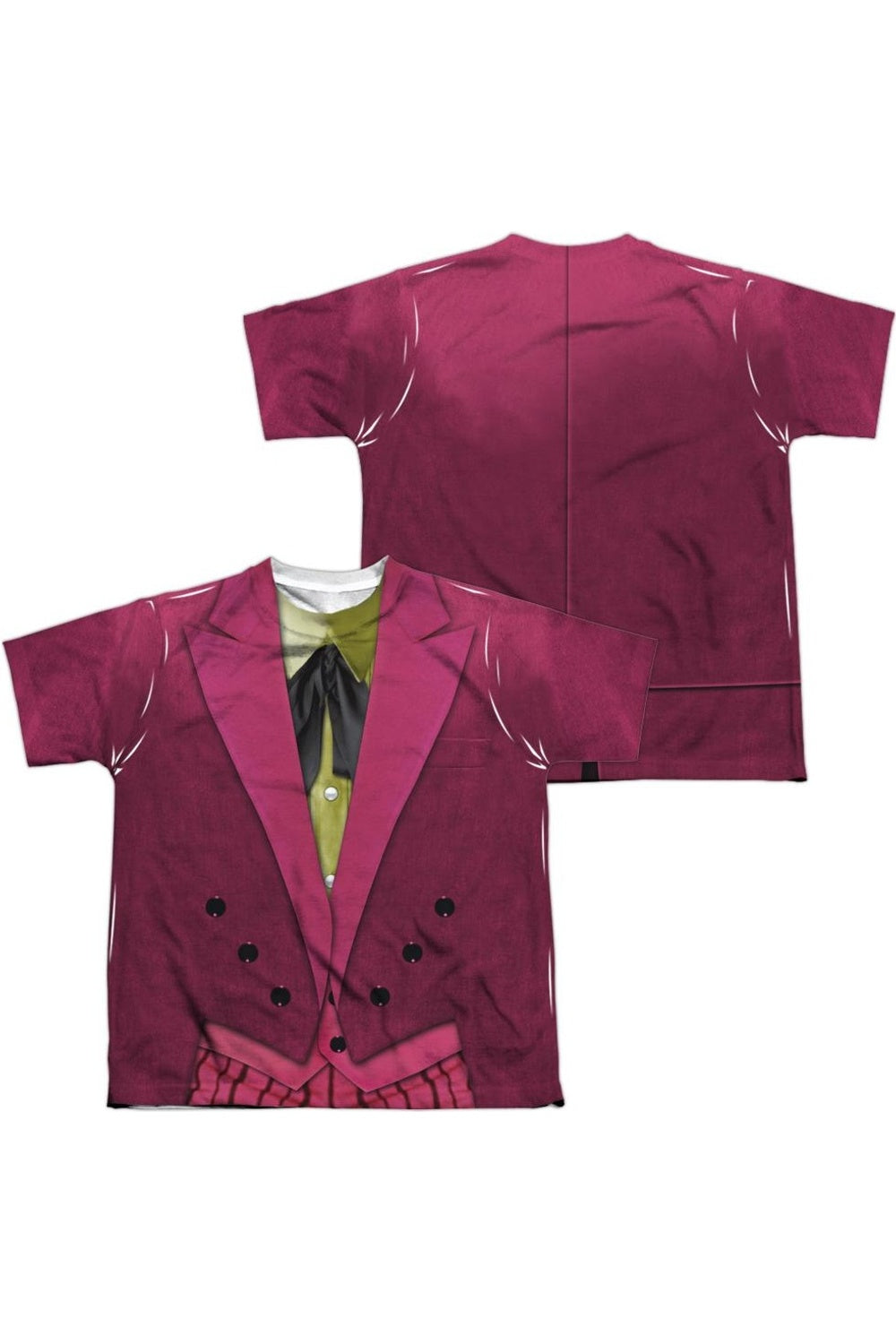 Классическая футболка с коротким рукавом для детей с изображением Джокера из сериала "Batman" (принт спереди и сзади) Gildan, белый
Классическая футболка с коротким рукавом для детей с изображением Джокера из сериала "Batman" (принт спереди и сзади) Gildan, белый