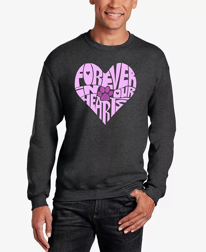 Forever In Our Hearts - Мужская толстовка с круглым вырезом Word Art LA Pop Art, серый
Forever In Our Hearts - Мужская толстовка с круглым вырезом Word Art LA Pop Art, серый