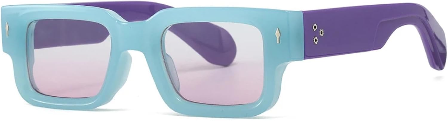 Классические модные солнцезащитные очки с заклепками для женщин и мужчин, роскошные винтажные панк-очки, популярные очки с защитой от УФ-излучения UV400 TYUVIVO, Blue Purple
Классические модные солнцезащитные очки с заклепками для женщин и мужчин, роскошные винтажные панк-очки, популярные очки с защитой от УФ-излучения UV400 TYUVIVO, Blue Purple