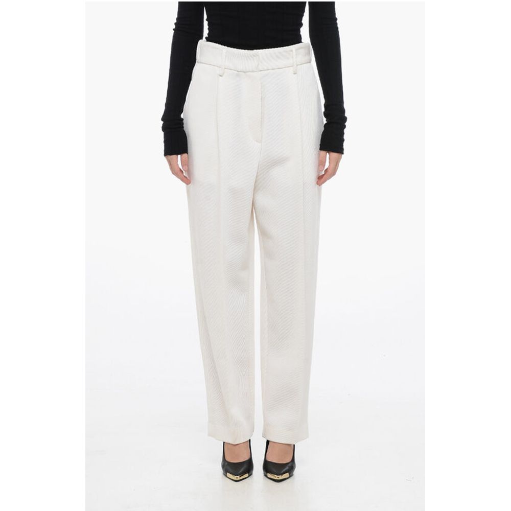 Брюки с одной складкой из хлопка и натуральной шерсти Forte Forte, White
Брюки с одной складкой из хлопка и натуральной шерсти Forte Forte, White