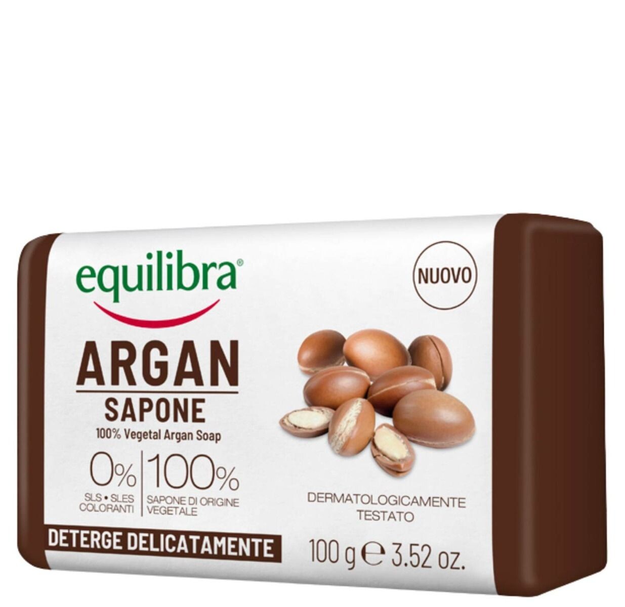 Equilibra Argan кусковое мыло, 100 g
Equilibra Argan кусковое мыло, 100 g