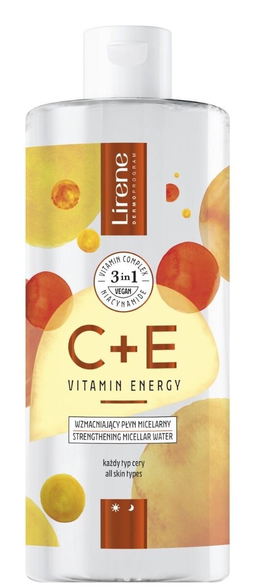 Мицеллярная жидкость Lirene C+E, 400 мл
Мицеллярная жидкость Lirene C+E, 400 мл