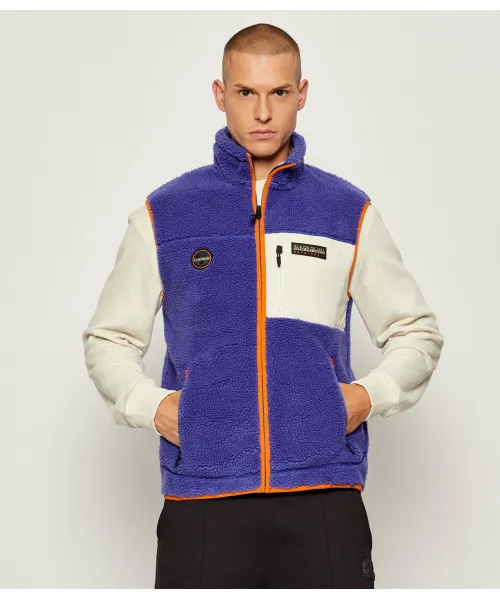 Флисовый жилет юпик Regular fit Napapijri, фиолетовый
Флисовый жилет юпик Regular fit Napapijri, фиолетовый