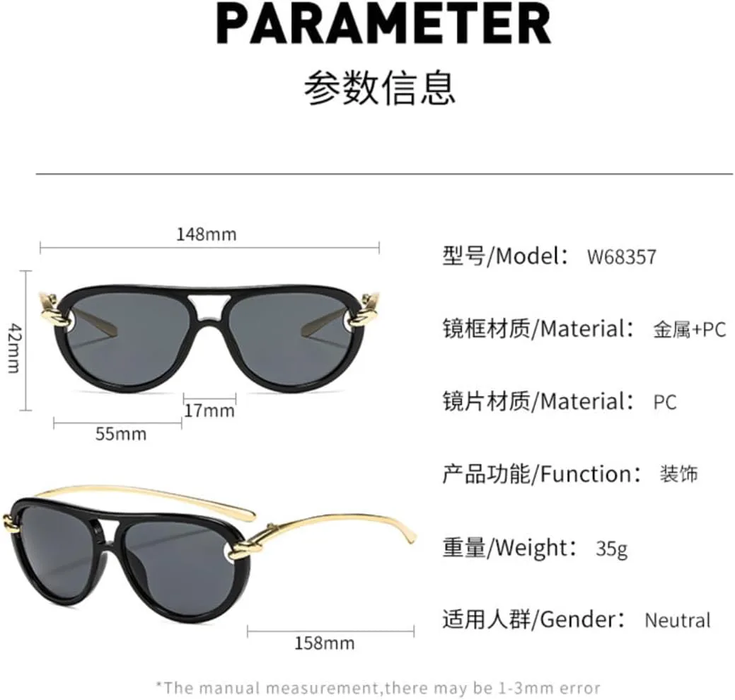 Модные женские солнцезащитные очки с двойной перемычкой, овальные, с узлом, с полой оправой, защита от УФ-излучения UV400. Мужские солнцезащитные очки VFDHN, 6246-c7
Модные женские солнцезащитные очки с двойной перемычкой, овальные, с узлом, с полой оправой, защита от УФ-излучения UV400. Мужские солнцезащитные очки VFDHN, 6246-c7