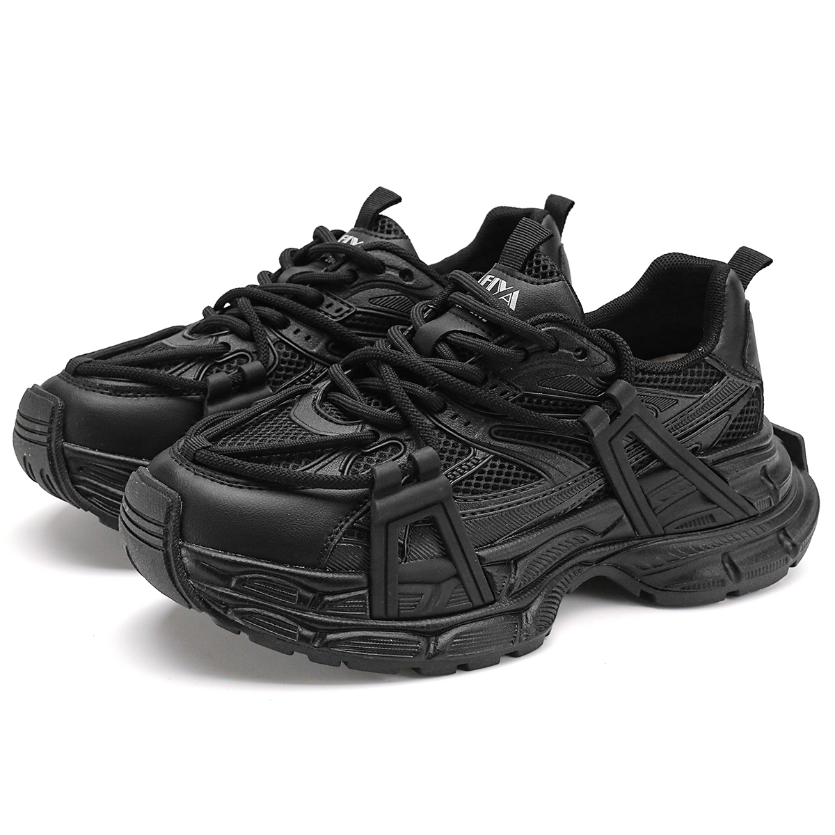 SAFIYA Низкие массивные кроссовки унисекс черные, цвет Black
SAFIYA Низкие массивные кроссовки унисекс черные, цвет Black