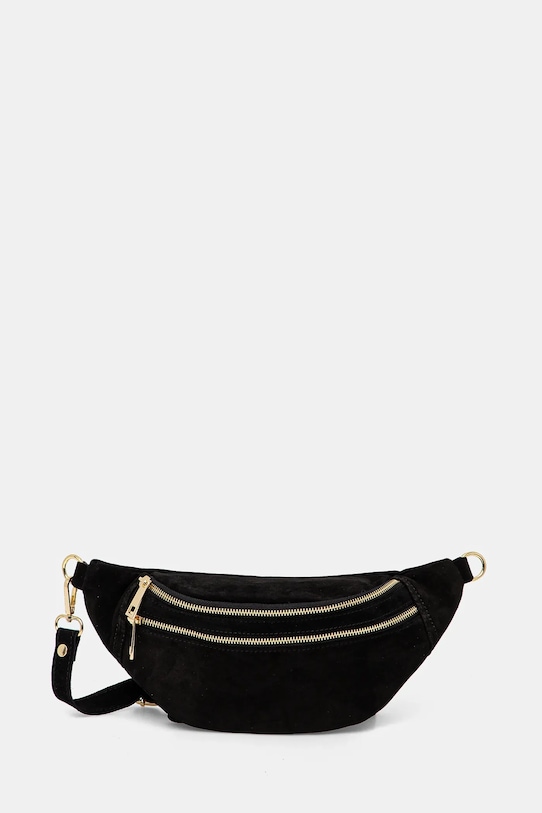 Замшевая сумка Answear.Lab, черный 
Замшевая сумка Answear.Lab, черный