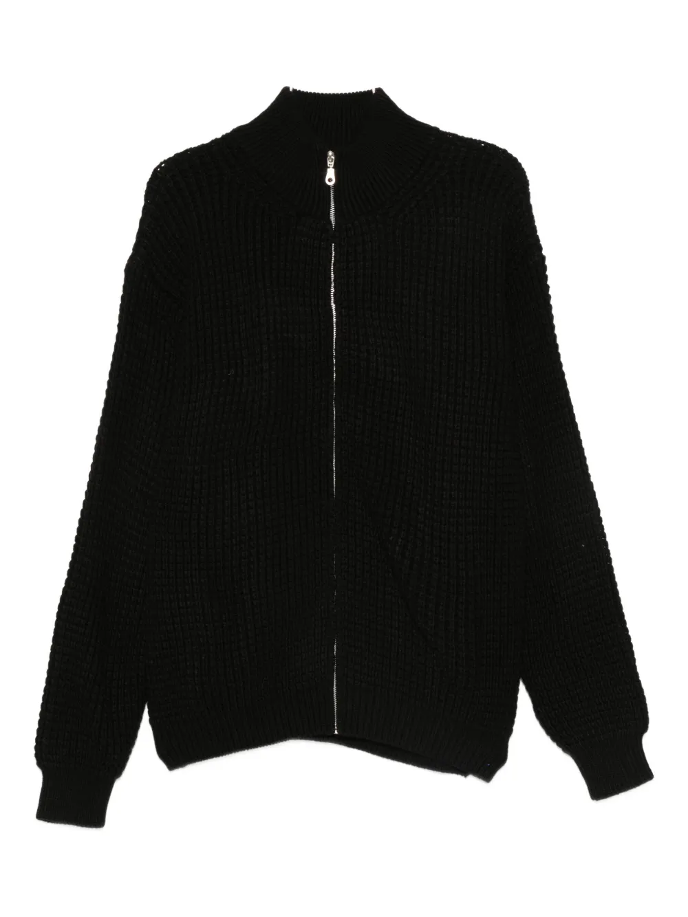 Кардиган на молнии с вафельной вязкой Family First, черный
Кардиган на молнии с вафельной вязкой Family First, черный