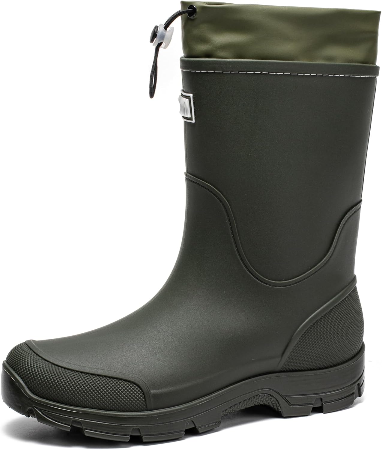 Водонепроницаемые резиновые сапоги WOWSTICK для мужчин и женщин, легкие, противоскользящие, для рыбалки, работы в саду и на улице, средние по высоте, зеленый
Водонепроницаемые резиновые сапоги WOWSTICK для мужчин и женщин, легкие, противоскользящие, для рыбалки, работы в саду и на улице, средние по высоте, зеленый
