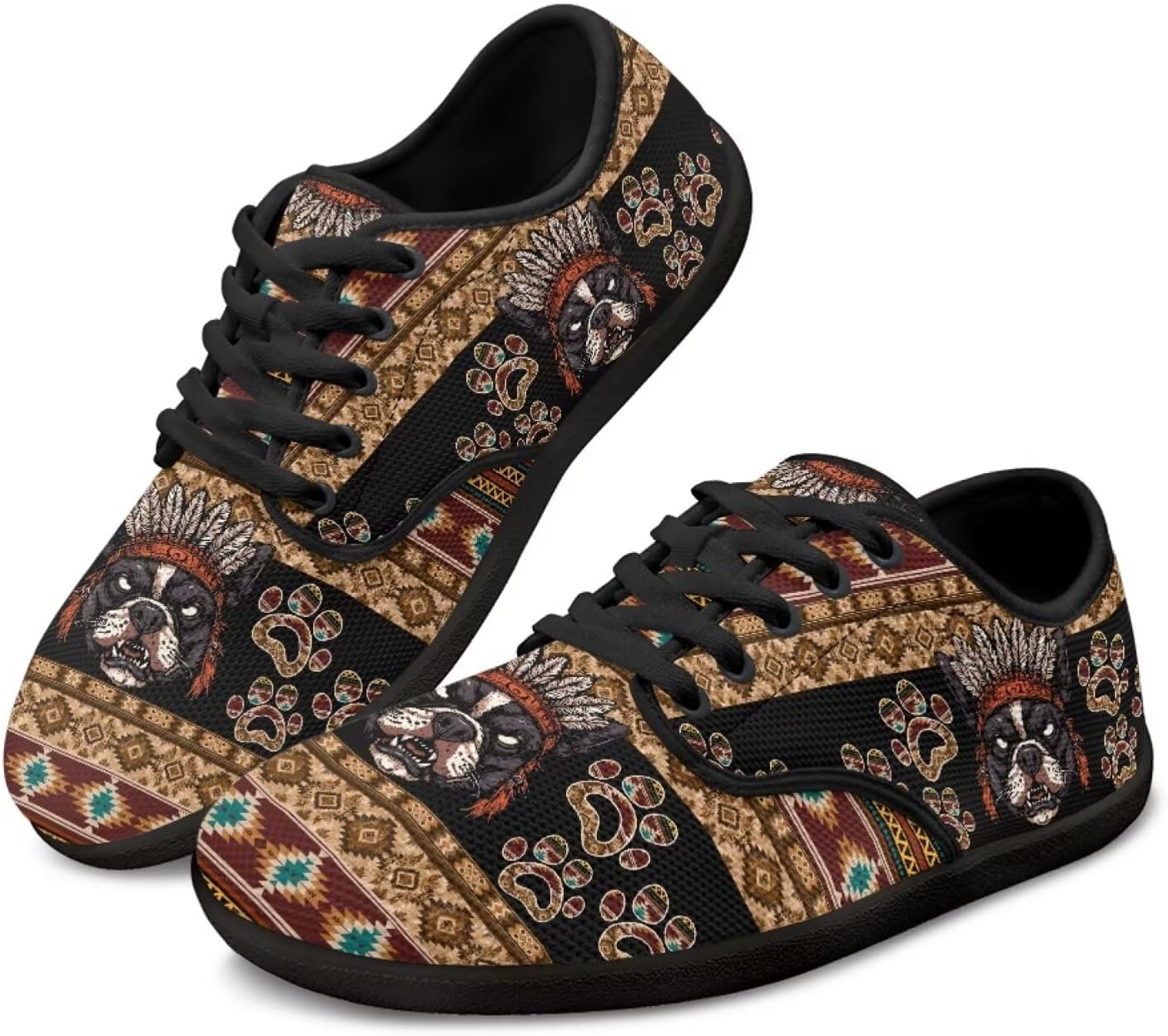 Кроссовки на шнуровке с графическим принтом Chaqlin, Aztec French Bulldogs
Кроссовки на шнуровке с графическим принтом Chaqlin, Aztec French Bulldogs