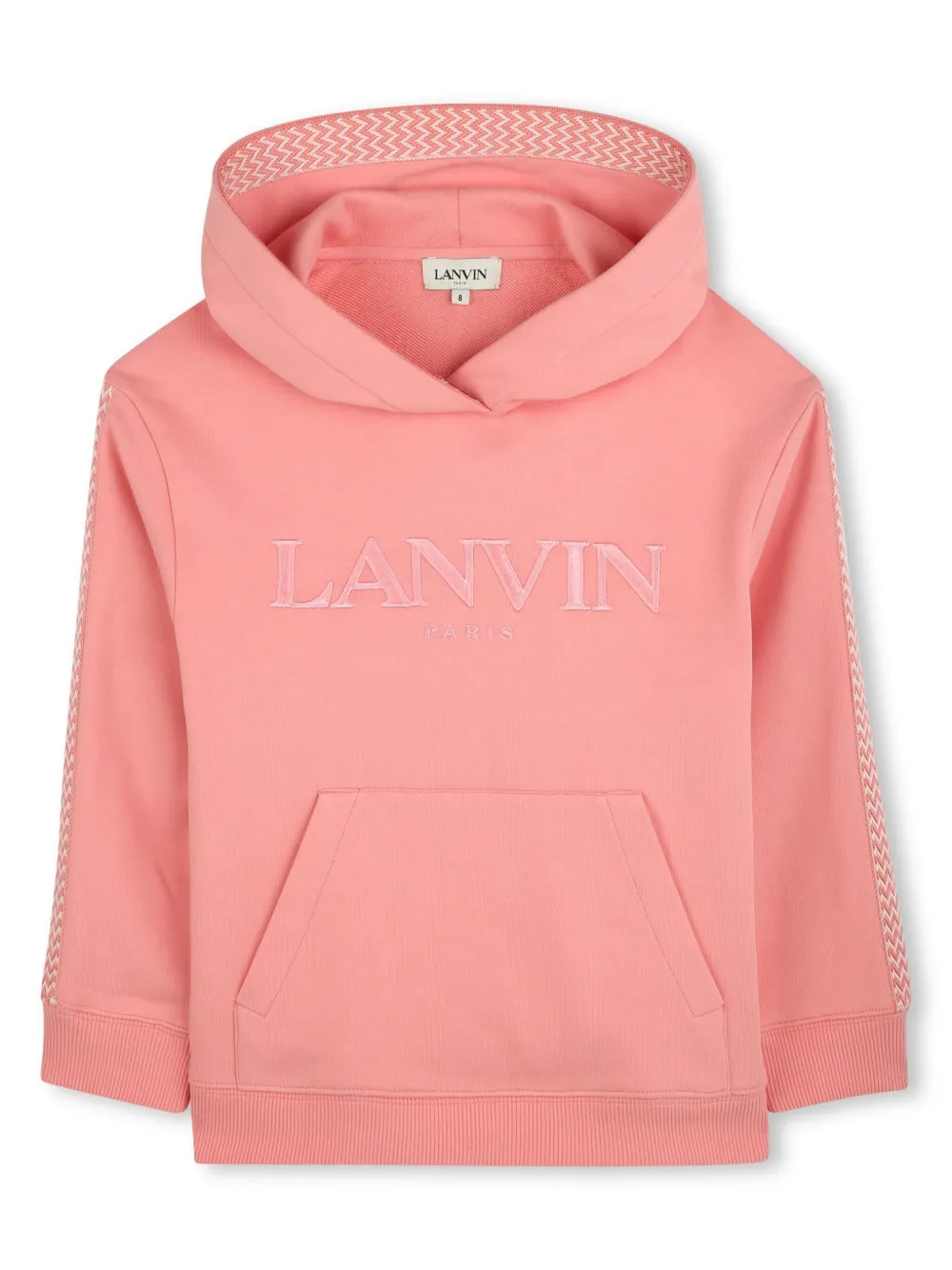 Худи с вышитым логотипом Lanvin Enfant, розовый 
Худи с вышитым логотипом Lanvin Enfant, розовый