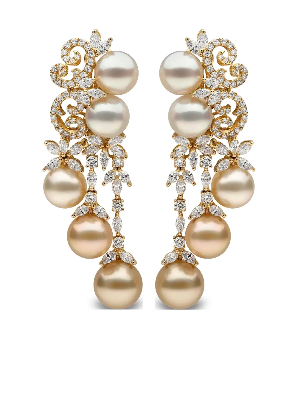 Серьги из 18-каратного желтого золота с южноморским жемчугом Ombré и бриллиантами Yoko London, золотой
Серьги из 18-каратного желтого золота с южноморским жемчугом Ombré и бриллиантами Yoko London, золотой