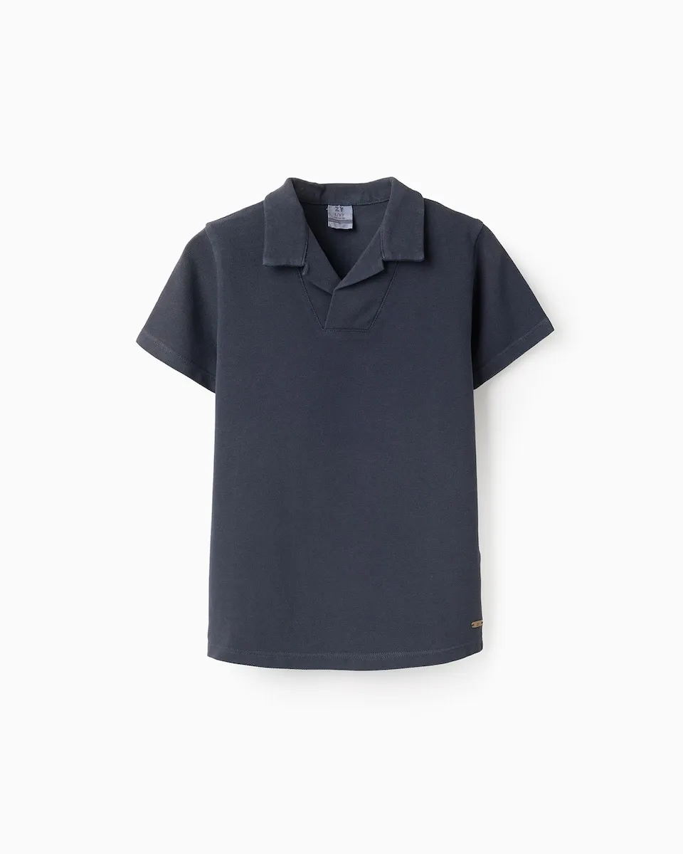 Детская футболка-поло 100% хлопок с коротким рукавом Zippy, темно-синий
Детская футболка-поло 100% хлопок с коротким рукавом Zippy, темно-синий