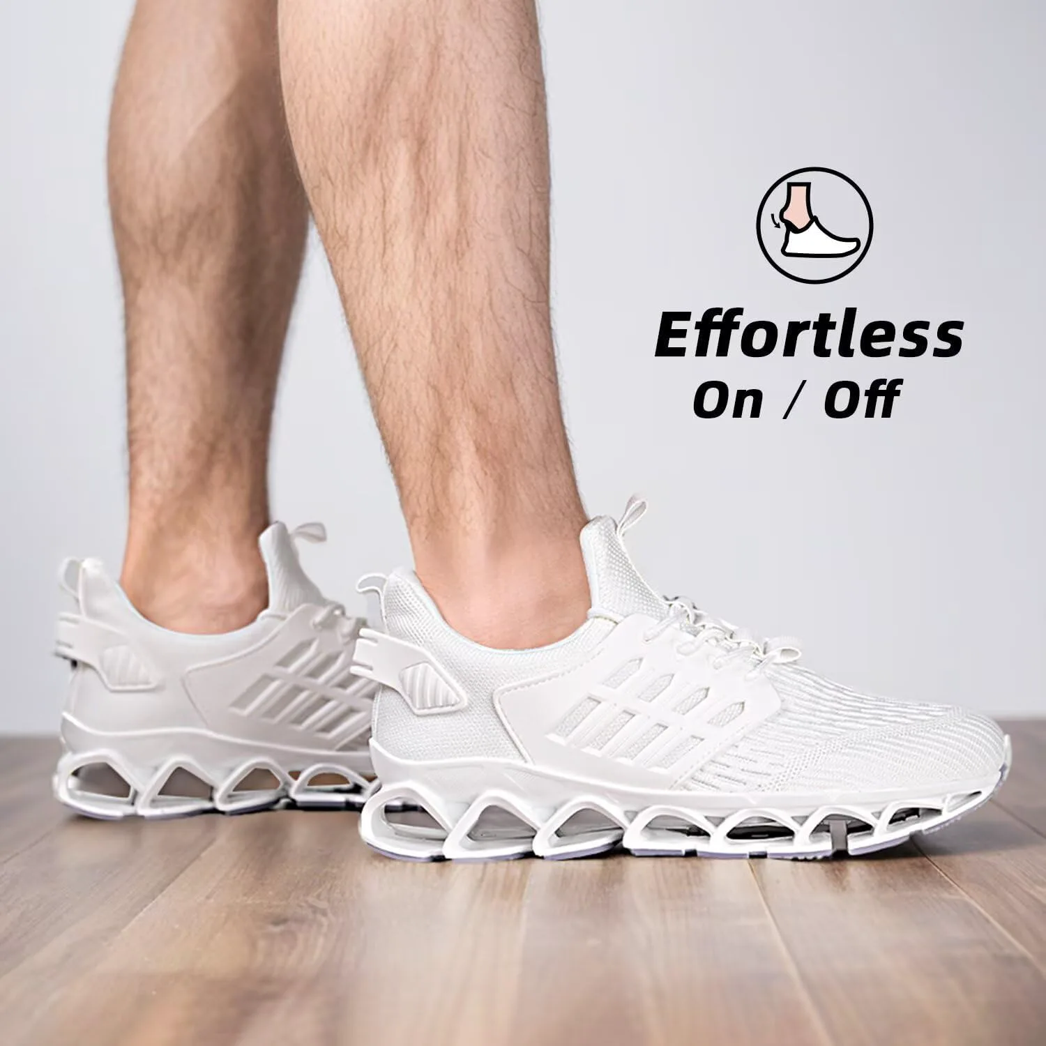 Мужские слипоны для ходьбы и бега, теннисные кроссовки Blade, повседневные модные кроссовки, удобные, с противоскользящей подошвой, для работы, спорта и тренировок Hetohec, белый
Мужские слипоны для ходьбы и бега, теннисные кроссовки Blade, повседневные модные кроссовки, удобные, с противоскользящей подошвой, для работы, спорта и тренировок Hetohec, белый