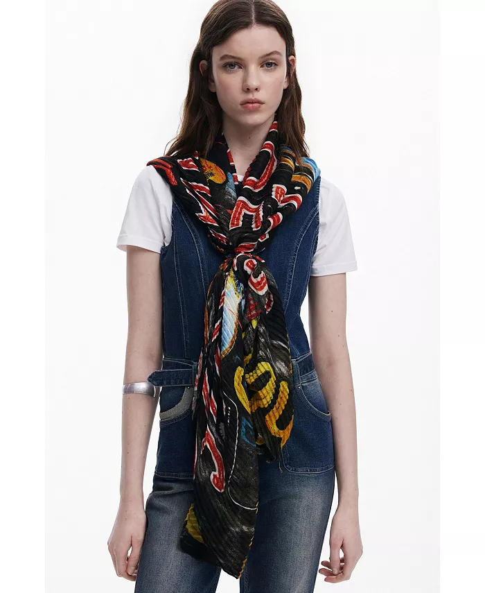 Женский шарф Cat letters Desigual
Женский шарф Cat letters Desigual