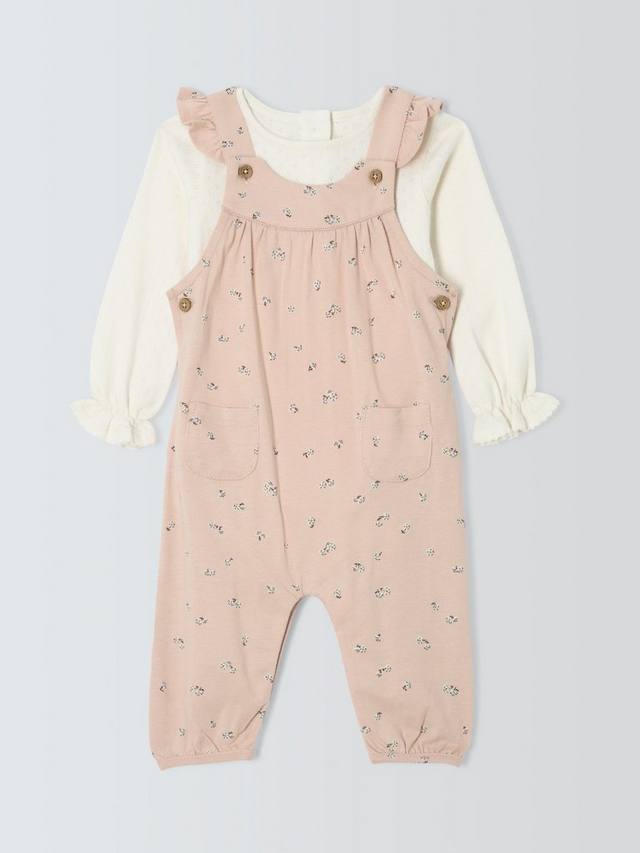 Детское хлопчатобумажное боди с длинным рукавом и комбинезон в цветочек John Lewis, разноцветный
Детское хлопчатобумажное боди с длинным рукавом и комбинезон в цветочек John Lewis, разноцветный