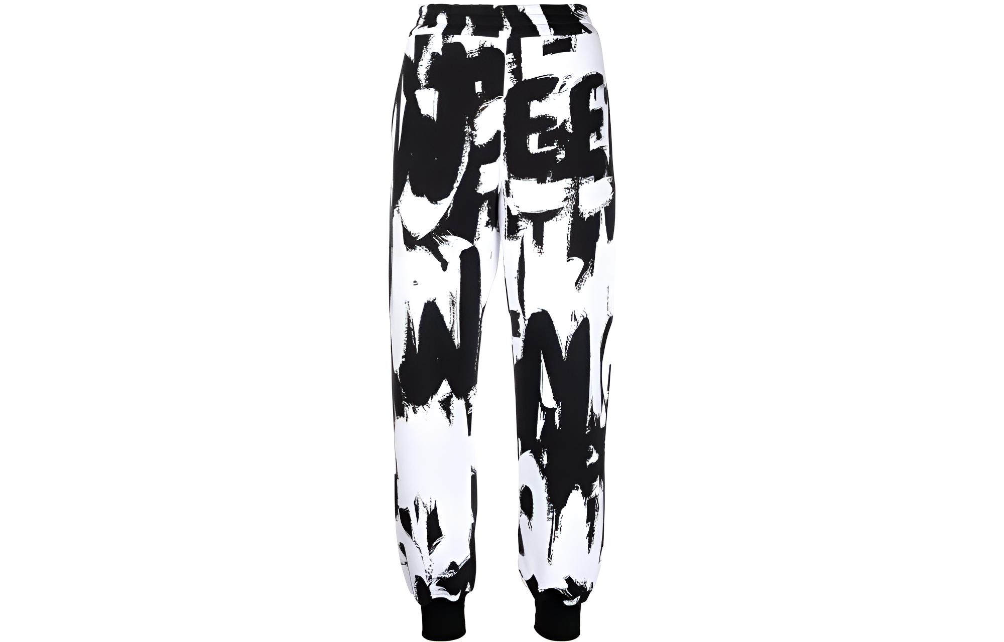 Вязаные спортивные штаны женские черно-белые Alexander McQueen
Вязаные спортивные штаны женские черно-белые Alexander McQueen