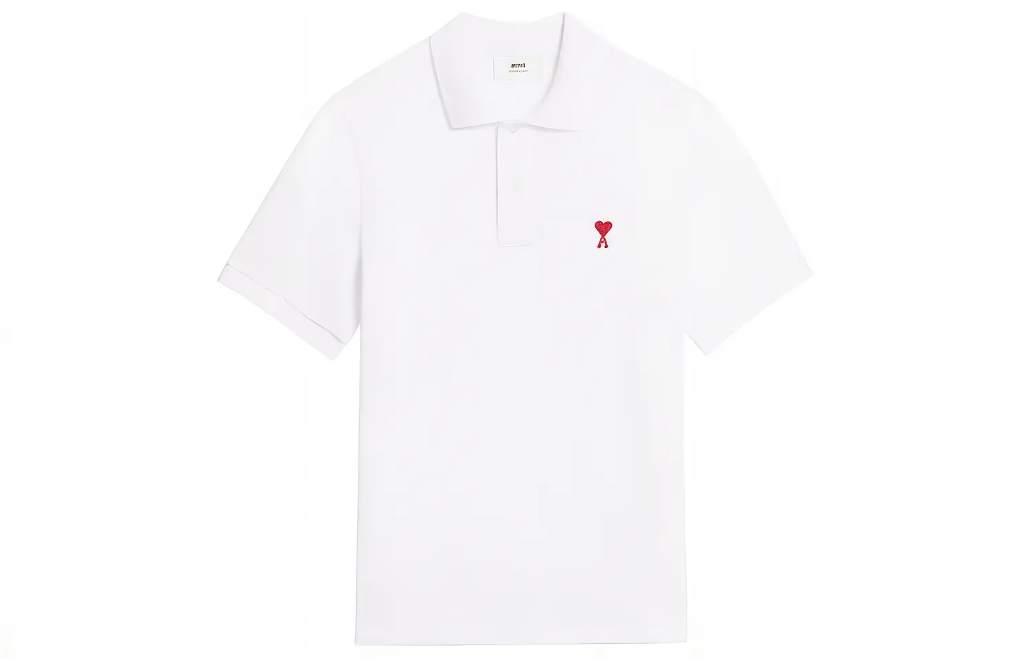 Поло с вышитым логотипом Ami De Coeur от Ami Paris AMIPARIS, белый
Поло с вышитым логотипом Ami De Coeur от Ami Paris AMIPARIS, белый