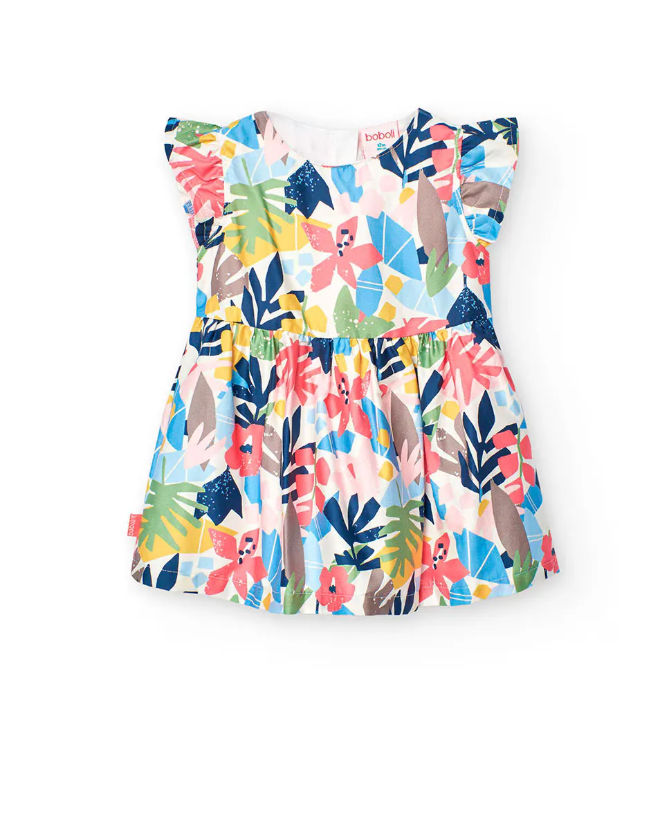 Платье для девочки из хлопка с цветочным принтом Boboli, многоцветный
Платье для девочки из хлопка с цветочным принтом Boboli, многоцветный