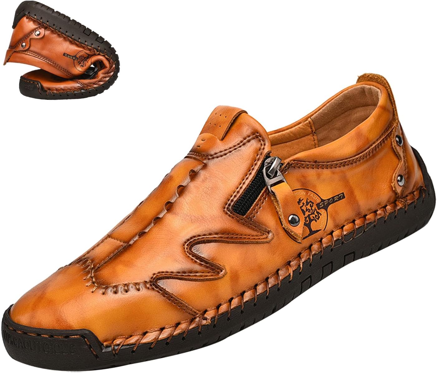 Мужские слипоны-лоферы из кожи, повседневная обувь, легкие, удобные, винтажная ручная строчка, кроссовки и прогулок Moyowei, желтый
Мужские слипоны-лоферы из кожи, повседневная обувь, легкие, удобные, винтажная ручная строчка, кроссовки и прогулок Moyowei, желтый