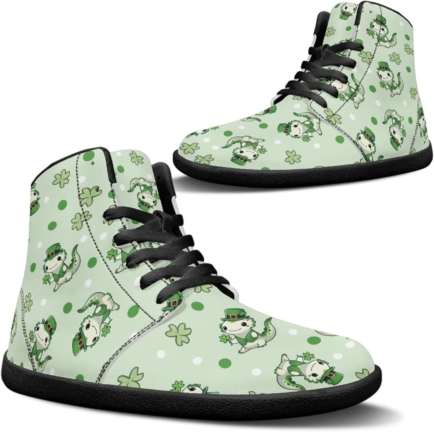 Мужские высокие кеды Jeiento на День Святого Патрика, широкая модель, удобные повседневные ходовые туфли, St. Patrick's Day Salamander
Мужские высокие кеды Jeiento на День Святого Патрика, широкая модель, удобные повседневные ходовые туфли, St. Patrick's Day Salamander