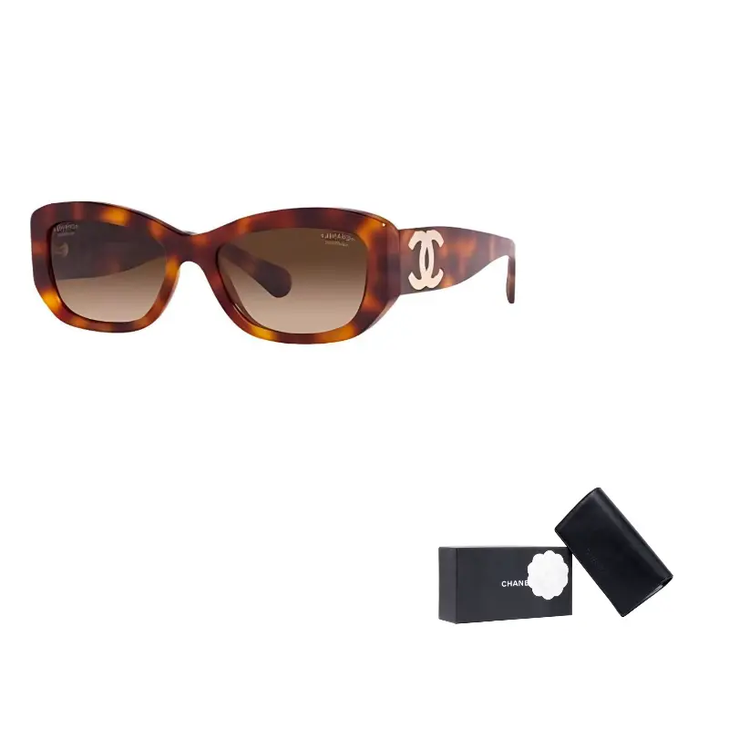 CHANEL Ацетатные солнцезащитные очки неправильной формы для женщин, Brown
CHANEL Ацетатные солнцезащитные очки неправильной формы для женщин, Brown