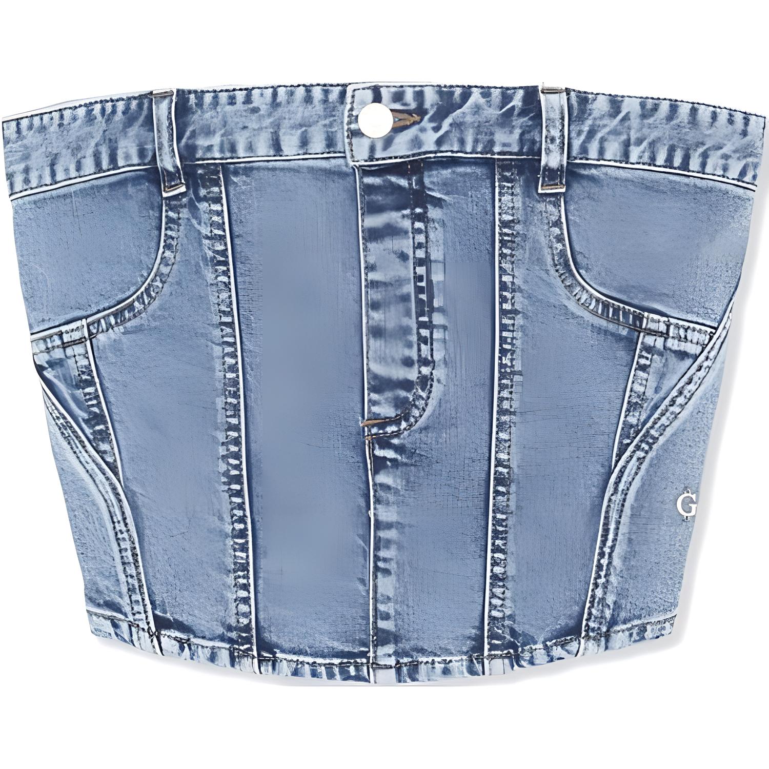 GUESS Топ без бретелей женский темно-синий
GUESS Топ без бретелей женский темно-синий