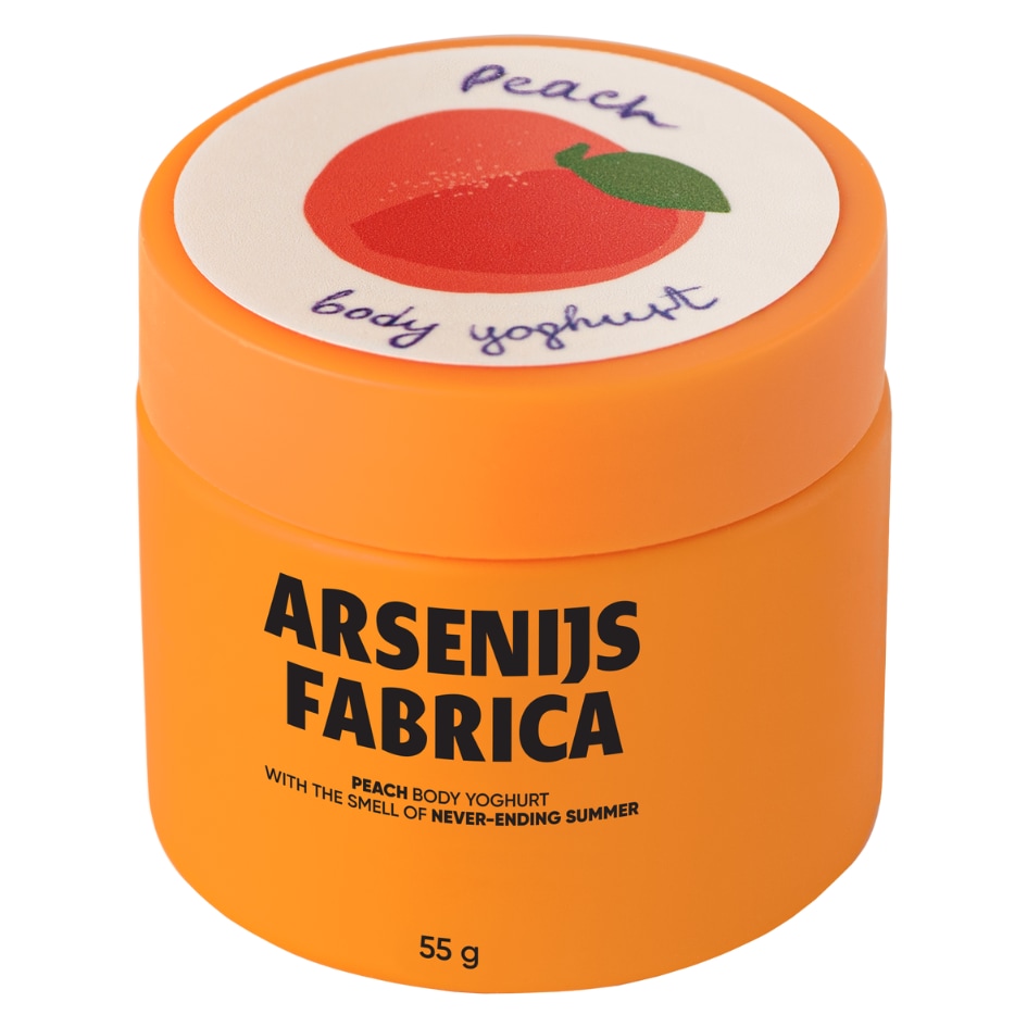 Крем для тела mini peach yoghurt Arsenijs Fabrica, вес 55 гр.
Крем для тела mini peach yoghurt Arsenijs Fabrica, вес 55 гр.