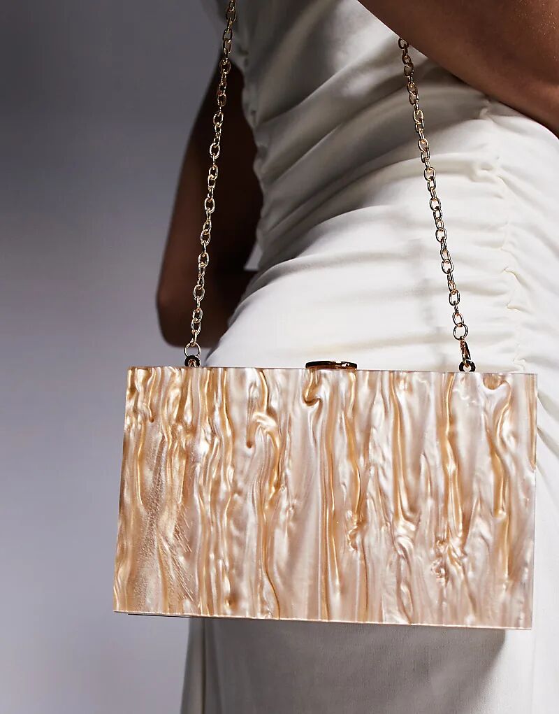 Сумка-клатч True Decadence из твердого мрамора прямоугольной формы в бронзовом цвете
Сумка-клатч True Decadence из твердого мрамора прямоугольной формы в бронзовом цвете