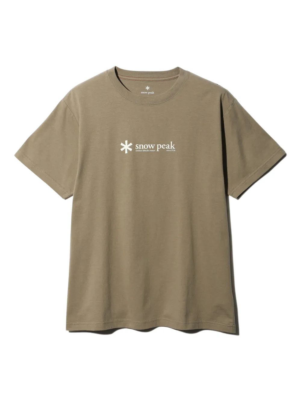 Футболка с короткими рукавами и логотипом Snow Peak, нейтральный 
Футболка с короткими рукавами и логотипом Snow Peak, нейтральный