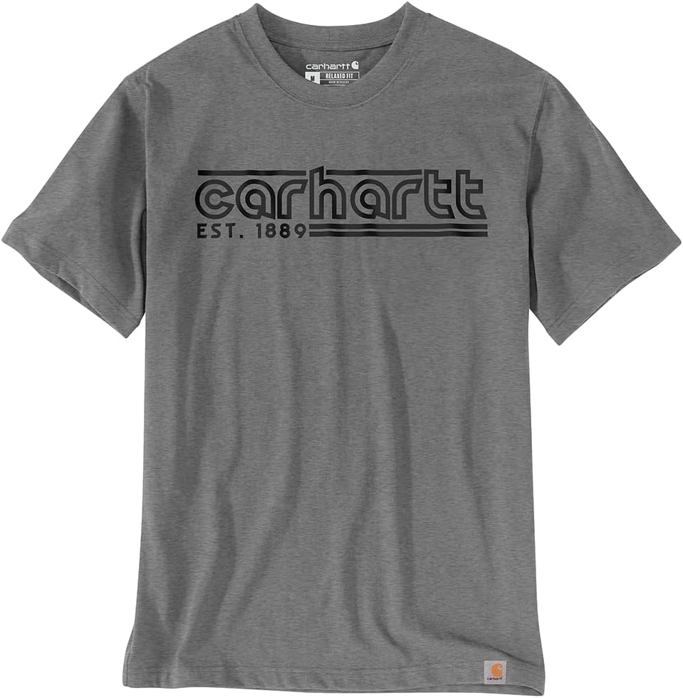 Мужская футболка Carhartt 106538 свободного кроя с короткими рукавами и графическим логотипом, Weathered Ash Heather, Серый, Мужская футболка Carhartt 106538 свободного кроя с короткими рукавами и графическим логотипом, Weathered Ash Heather
Мужская футболка Carhartt 106538 свободного кроя с короткими рукавами и графическим логотипом, Weathered Ash Heather, Серый, Мужская футболка Carhartt 106538 свободного кроя с короткими рукавами и графическим логотипом, Weathered Ash Heather