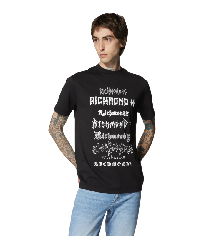 Мужская футболка с графическим принтом Richmond, черный
Мужская футболка с графическим принтом Richmond, черный