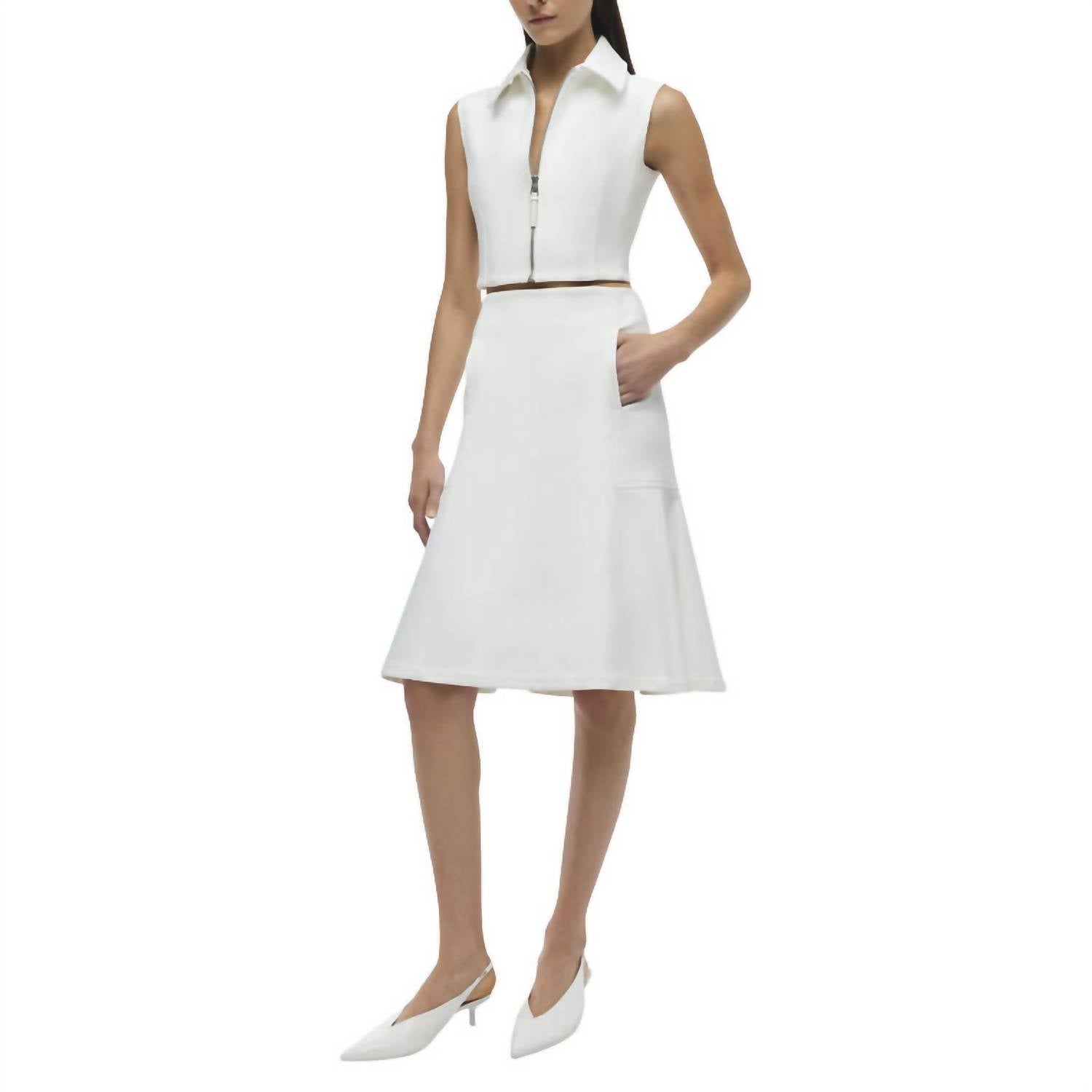 Юбка Foster песочного цвета JONATHAN SIMKHAI, Sand
Юбка Foster песочного цвета JONATHAN SIMKHAI, Sand