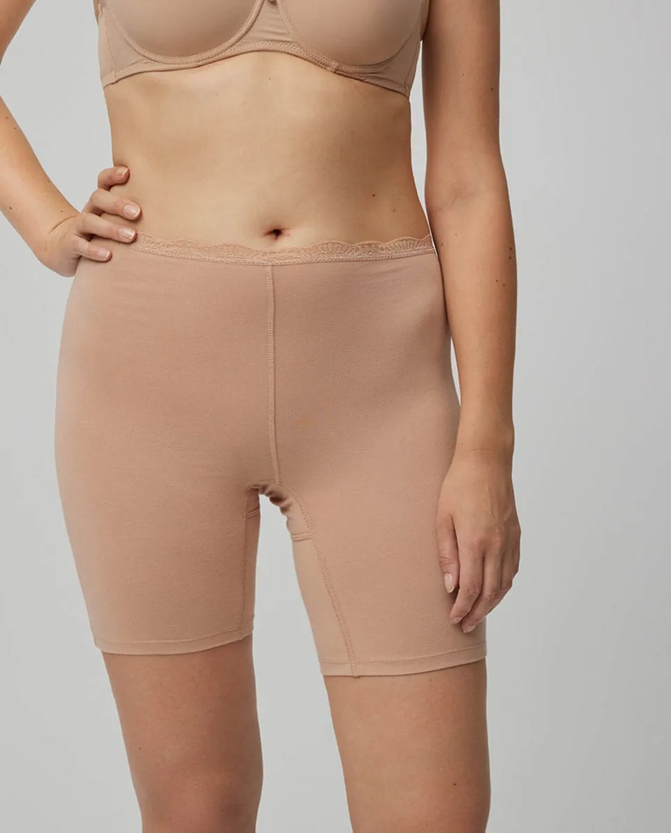 Антихрустящие хлопковые трусы с кружевной отделкой Ysabel Mora, бежевый
Антихрустящие хлопковые трусы с кружевной отделкой Ysabel Mora, бежевый