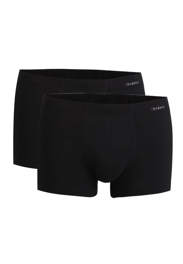 Комплект из 2 шорт - трусы-боксеры flexcity эластичный хлопок Bugatti, черный 
Комплект из 2 шорт - трусы-боксеры flexcity эластичный хлопок Bugatti, черный