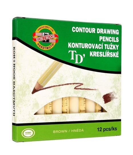 Чешский карандаш для глаз - коричневый 1 упаковка - 12 шт. Koh-I-Noor 
Чешский карандаш для глаз - коричневый 1 упаковка - 12 шт. Koh-I-Noor