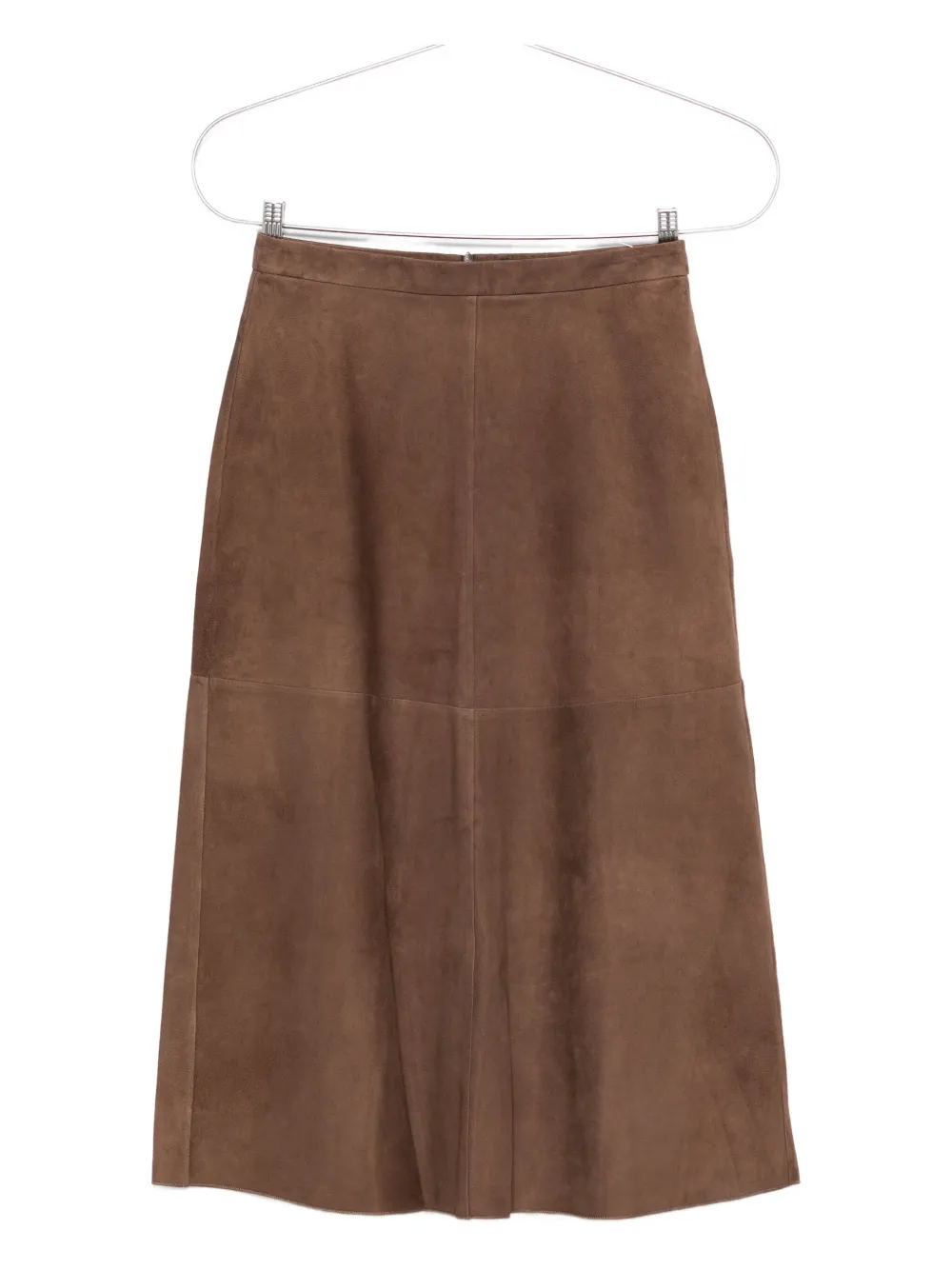 Юбка миди из замши А-силуэта 'S Max Mara, коричневый
Юбка миди из замши А-силуэта 'S Max Mara, коричневый