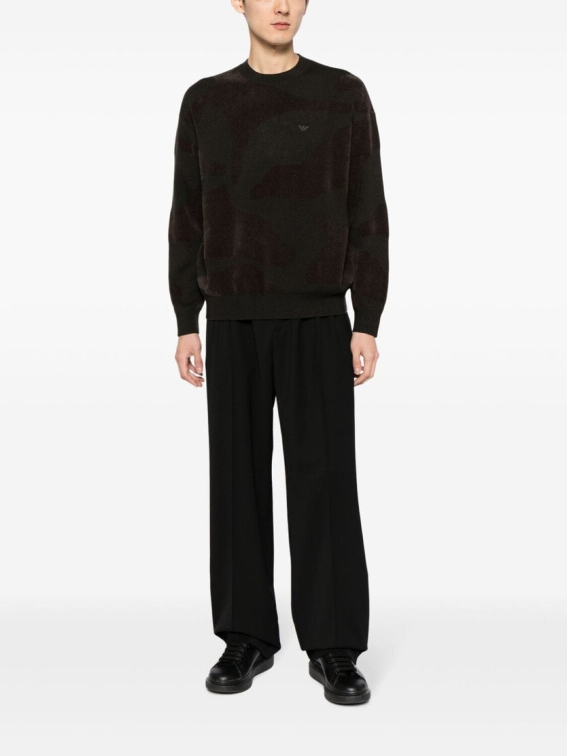 Emporio Armani джемпер с камуфляжным узором и нашивкой-логотипом, зеленый
Emporio Armani джемпер с камуфляжным узором и нашивкой-логотипом, зеленый