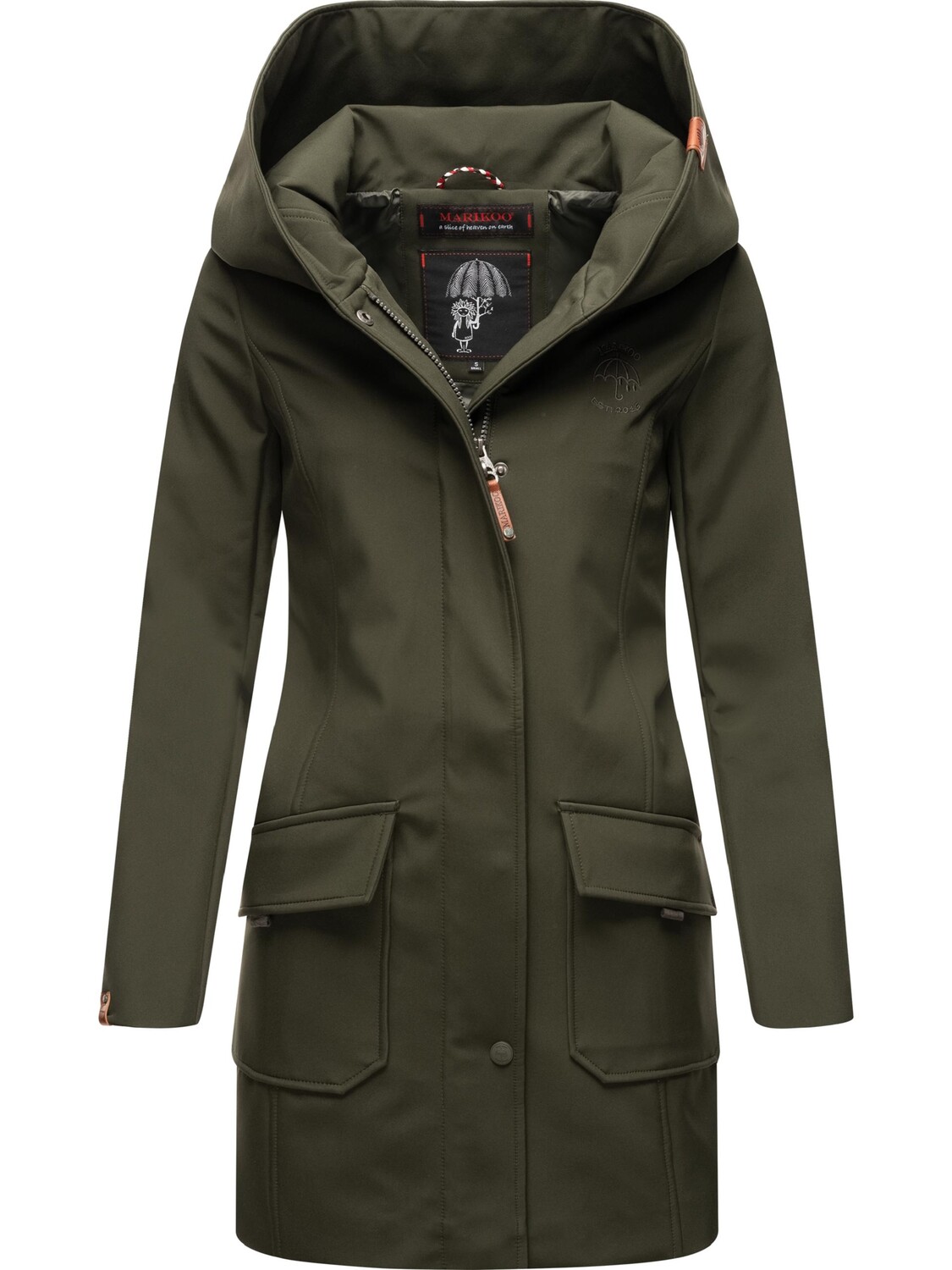 Куртка Marikoo Softshellmantel Mayleen, оливковый
Куртка Marikoo Softshellmantel Mayleen, оливковый