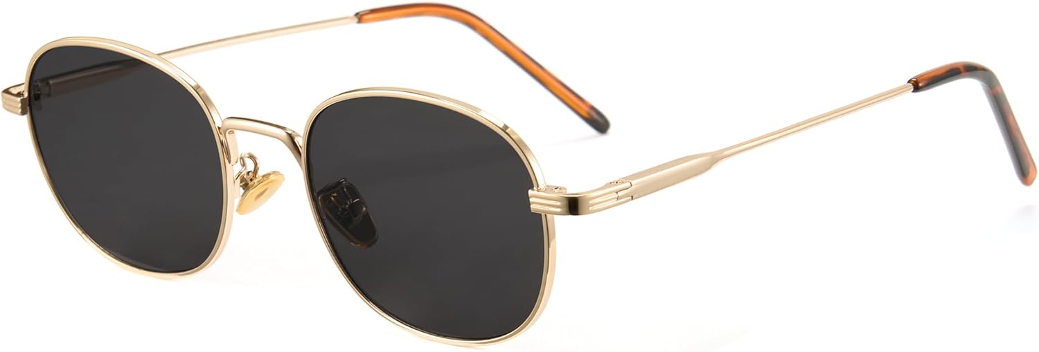 Солнцезащитные очки Cyxus маленького овального размера для женщин и мужчин, с круглой металлической оправой, классические винтажные ретро-очки 90-х годов, защита от ультрафиолета UV400, артикул 1562, 02-gold Frame-grey Lens
Солнцезащитные очки Cyxus маленького овального размера для женщин и мужчин, с круглой металлической оправой, классические винтажные ретро-очки 90-х годов, защита от ультрафиолета UV400, артикул 1562, 02-gold Frame-grey Lens