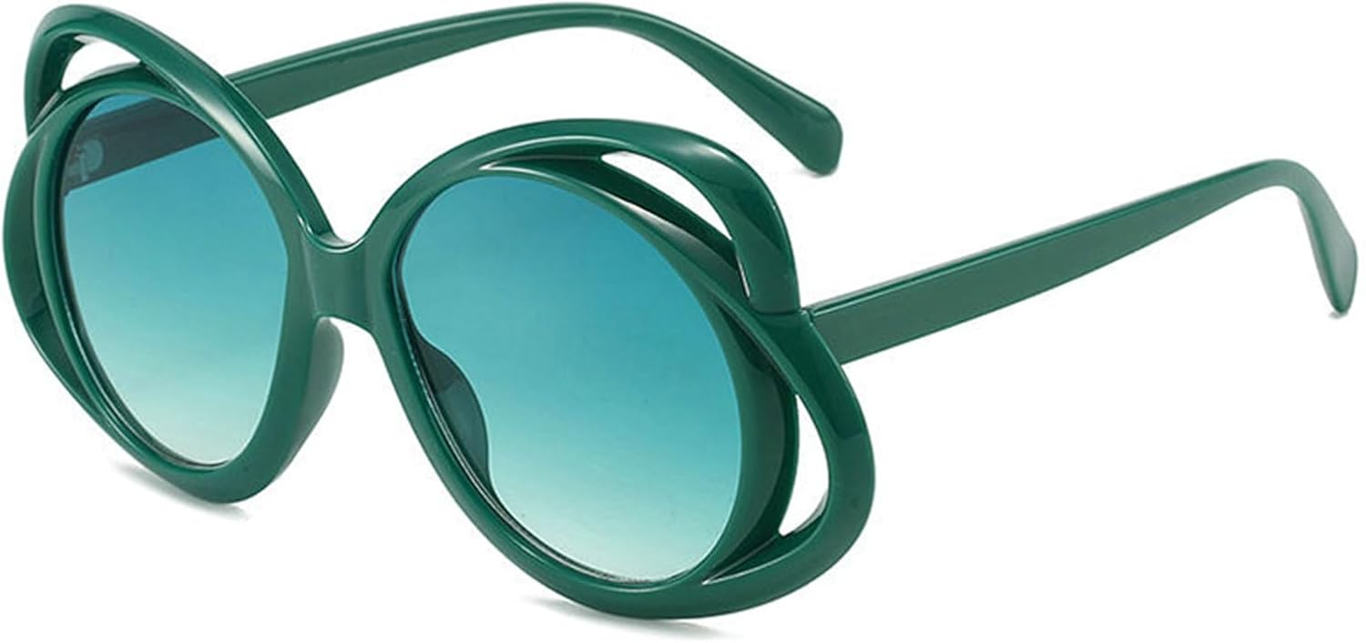 Солнцезащитные очки Willochra с круглым цветком для женщин, с полыми дужками, в стиле панк, солнцезащитные очки для мужчин, большая оправа, винтажные очки, защита от ультрафиолета UV400, Green
Солнцезащитные очки Willochra с круглым цветком для женщин, с полыми дужками, в стиле панк, солнцезащитные очки для мужчин, большая оправа, винтажные очки, защита от ультрафиолета UV400, Green