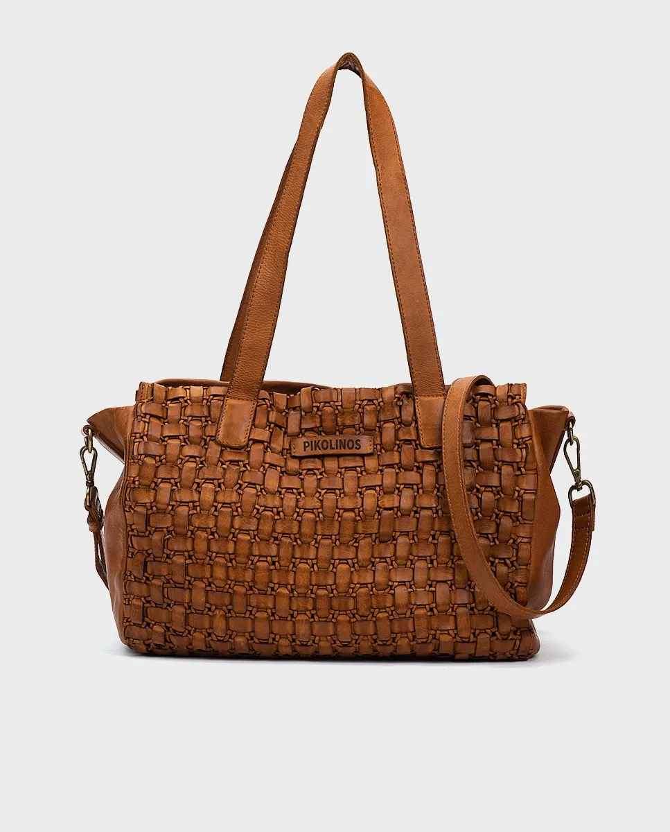 Женская сумка через плечо из плетеной кожи с застежкой-молнией Pikolinos, коричневый
Женская сумка через плечо из плетеной кожи с застежкой-молнией Pikolinos, коричневый