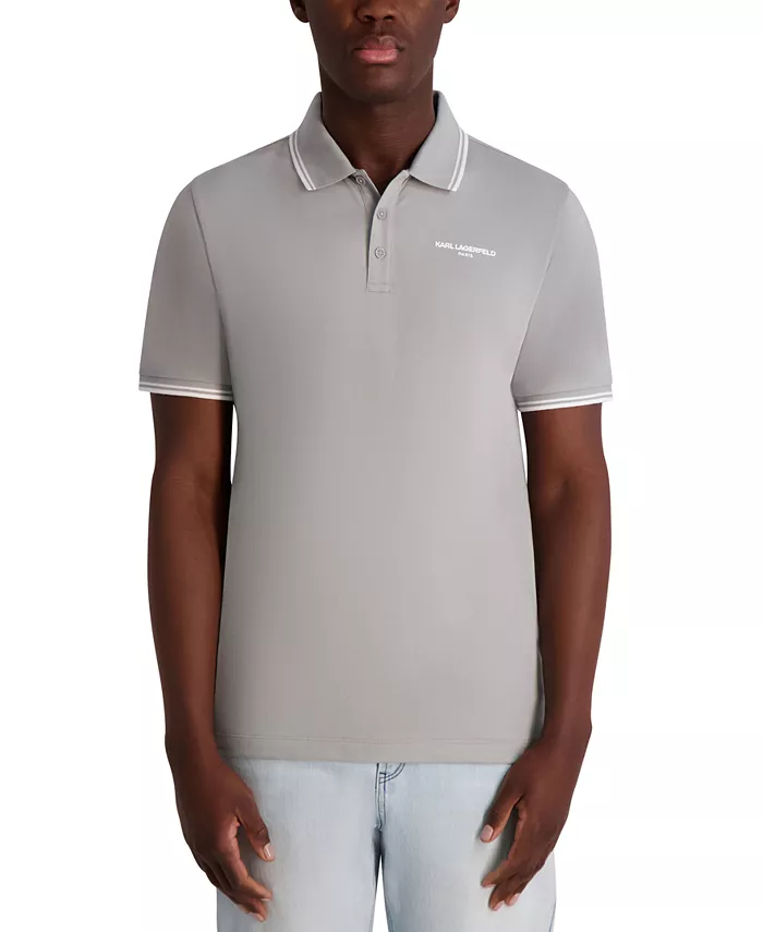 Мужская классическая поло с контрастными деталями KARL LAGERFELD PARIS, серый
Мужская классическая поло с контрастными деталями KARL LAGERFELD PARIS, серый